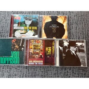 Van Morrison 5 CD Lot Pay the Devil Back on Top Down the Road The Healing Game